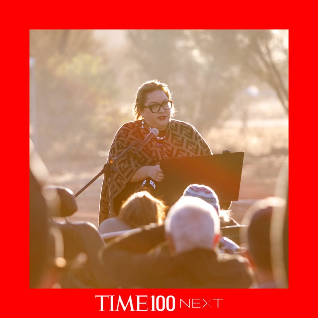 Professor Megan Davis, Co-Chair of the Uluru Statement from the Heart and Balnaves Chair in Constitutional Law and Pro Vice Chancellor Society at UNSW, has been named on the TIME100 Next List.